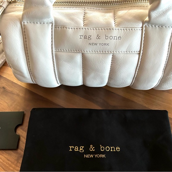 RAG & BONE LEATHER DUFFLE CLOUD MINI NWT - Picture 7 of 7